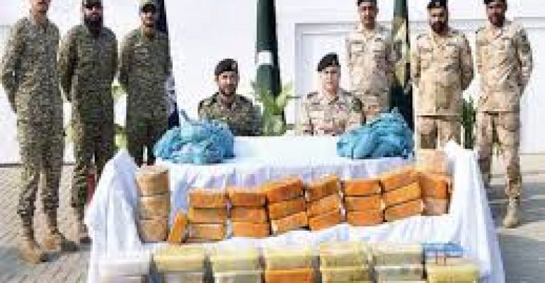 ANF Pakistan seize 794.836 kgs narcotics valuing US $ 47.763 million