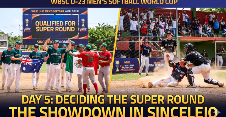 Day 5 at U-23 Softball World Cup: Australia First into Super Round, Denmark Celebrate Historic Win, Mexico Outlast Venezuela