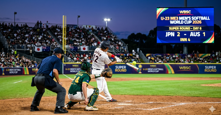 Super Round Action Gets Underway on Day 6 of the WBSC U-23 Men’s Softball World Cup 2026