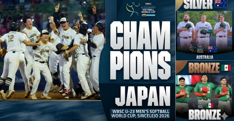 Japan win U-23 Men’s Softball World Championship, beat Australia 4–2 in final