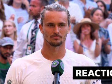 Wimbledon crowd 'played big part' in me reaching final – Zverev