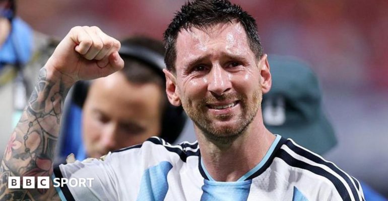 Walked for 47% of the World Cup – the evolution of Messi