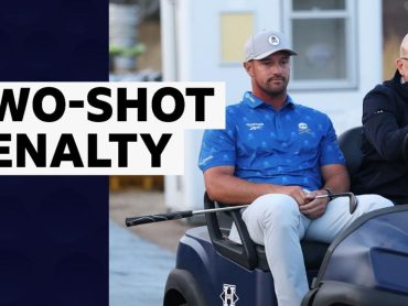 DeChambeau hit with shock two-stroke penalty at The Open