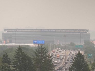 Wildfire smoke blankets World Cup final stadium before kickoff