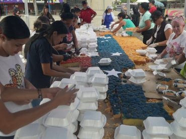 A giant cake for Venezuelan quake child survivors as death toll passes 5000