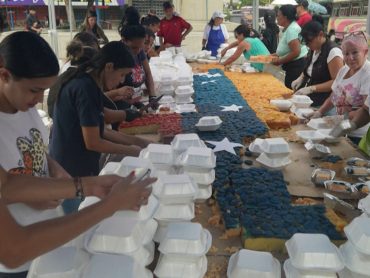 A giant cake for Venezuelan quake child survivors as death toll passes 5000