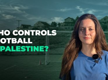 Who controls football in Palestine?