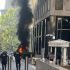 Man arrested after fire outside New York immigration court